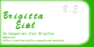 brigitta eipl business card